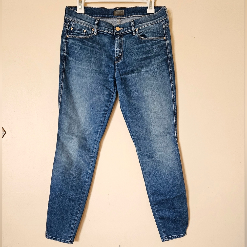 MOTHER Women's Skinny Jeans - Medium Blue Wash